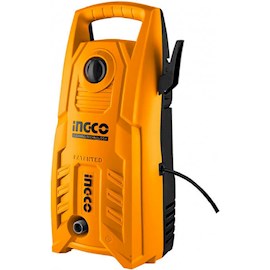 მაღალი წნევის სარეცხი აპარატი Ingco HPWR14008, 1400W, Pressure Washer, Black/Orange